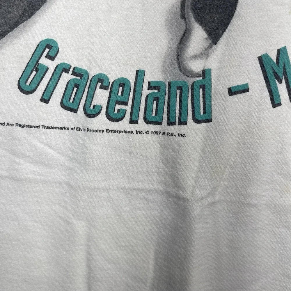 Vintage 1997 Elvis Week Shirt Mens 2XL Graceland Memphis Tennessee Single Stitch